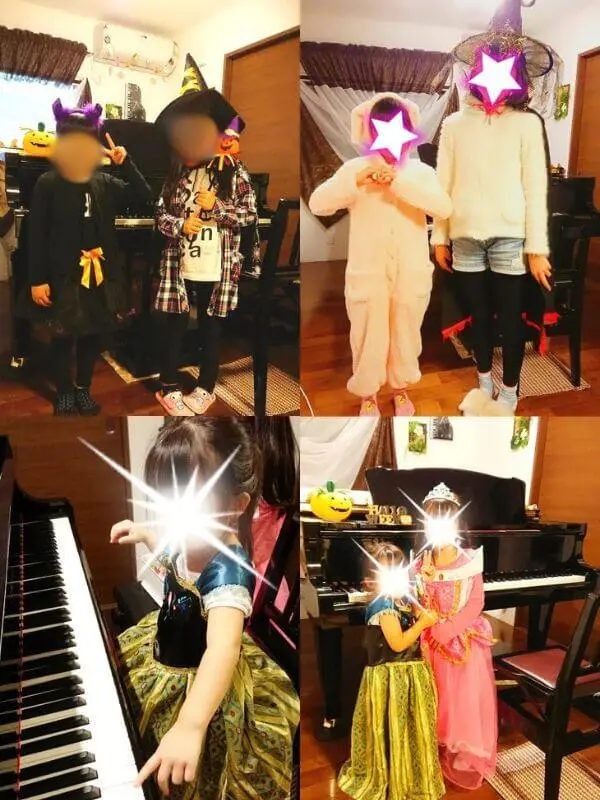 N piano music schoolのハロウィン仮装レッスン2018の仮装スナップまとめ（その④）